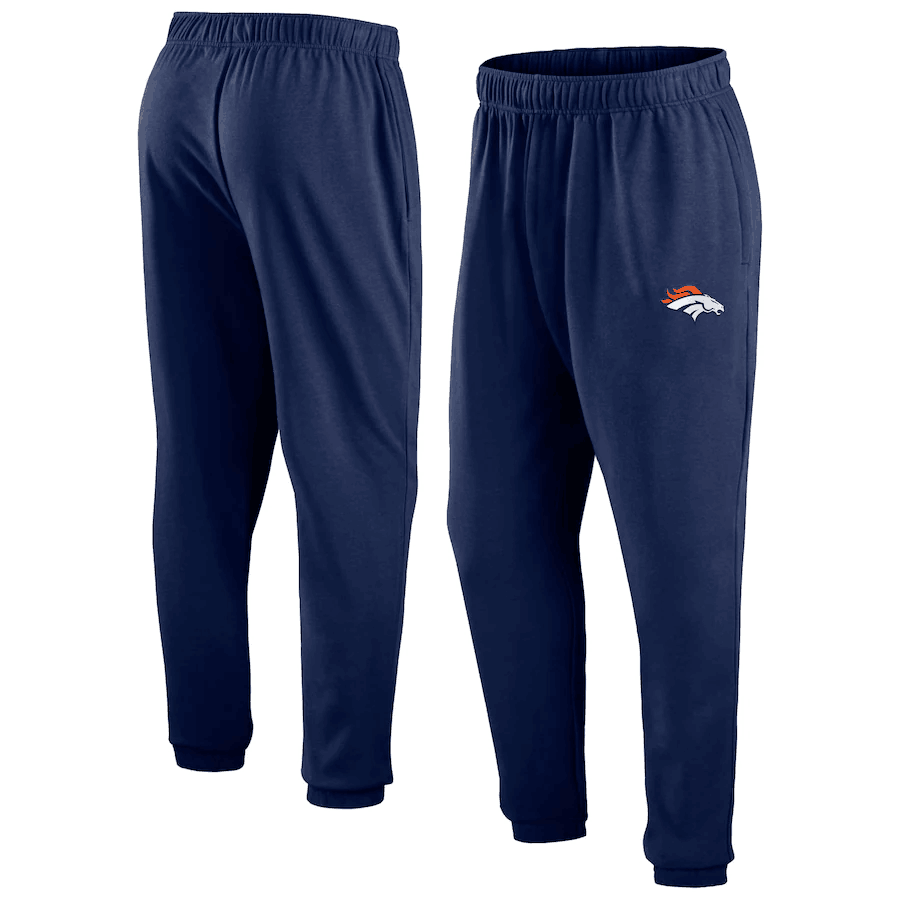 Men's Denver Broncos Navy From Tracking Sweatpants Men's Denver Broncos Navy From Tracking Sweatpants